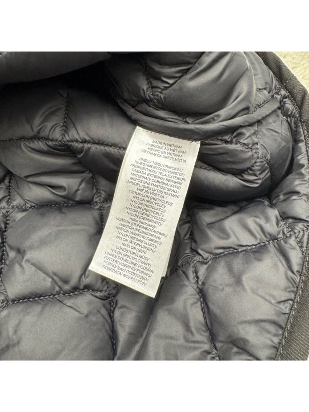 NWT Lauren Ralph Lauren Women's Black Diamond-Quilted Mockneck Jacket, Size XXL - Picture 6 of 9